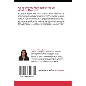 Consumo de Medicamentos en Adultos Mayores: En los Programas del Adulto Mayor y los Centros del Adulto Mayor d