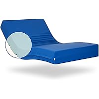 Letto Degenza A 2 Manovelle TERMIGEA 205x85 Cm - Regolabile Per Anziani E Disabili, Bianco