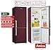 Produktbild Amica KGC 15911 WR Kühl-Gefrier-Kombination Weinrot A++ 297L Kühl-/Gefrierkombination / ColourFresh Line / 185,5 cm hoch