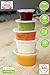Babypotz - 50 BPA Free Plastic Reusable Containers for Freezing Baby Food / Weaning Pots