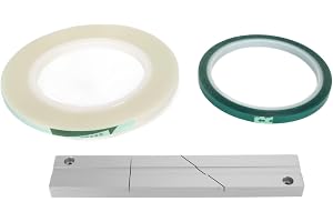 1/4 10 Tums Tejpskarvningsset, Skarvblock för Open Reel Tape Media med Skarvtejp och Leader Tejp, för Revoxsonido öppningsrulle-till-rulle-Tejp