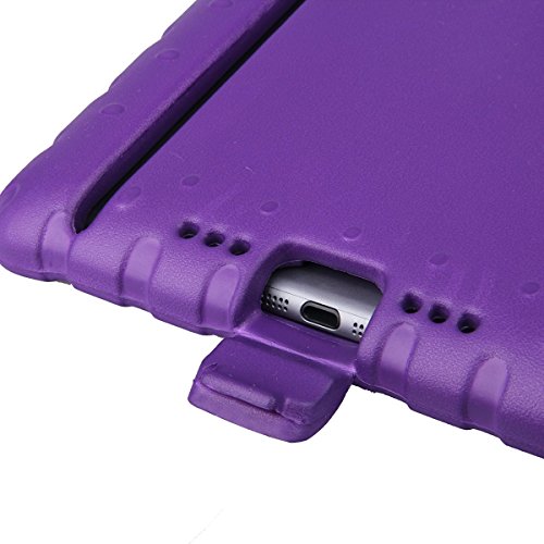 NEWSTYLE iPad Air / iPad 5 EVA Stoßfeste Schutzhülle Tragbar für Kinder mit Ständer Schutzhülle Standfunktion für iPad Air / iPad 5 Tablet,- Lila - 6