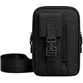 Siyah Unisex Telefon B&ouml;lmeli Taktik &Ccedil;apraz Bel &Ccedil;anta G&ouml;ğ&uuml;s Seyahet G&uuml;nl&uuml;k Bodybag Freebag Slingbag