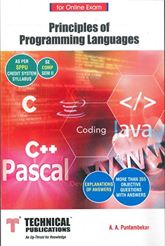 Amazon.in: Buy Principles of Programming Languages for Online Exam : As ...