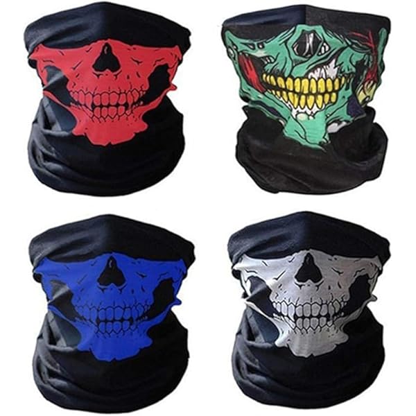 Scaldacollo Multifunzionale Unisex - Nero, Poliestere, Regolabile, Per Sport Invernali, Motociclisti - Foto 7