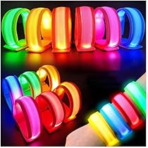 Braccialetti LED Luminosi - 6 Pezzi Con 3 Modalità Luce, Per Sport, Feste E Concerti - Foto 11