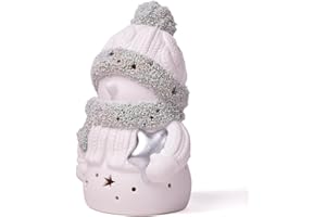 SEINHIJO Navidad Decorativa Figure Muñeco de Nieve Regalo Escultura Modern Estatua Interior Salon Arte Resina Decoración del Hogar 15cm