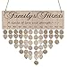 Produktbild Beste Geschenke zum Memorial Day !!! Beisoug Familie Geburtstag Party Board Plaque DIY hängen hölzerne Geburtstagserinnerungskalender (40 x 12 x 0,5 cm)