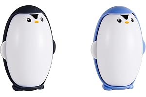 ‎LEBEXY LEBEXY Wiederverwendbarer Fusselrolle 2 Stück, Waschbarer tragbarer Aufkleber Tierhaarentferner klebrige Fusselrollen Ball für Tierhaare Kleidung Haare Staub (Schwarz+blau)