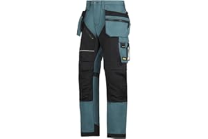 Snickers 62025104156 "RuffWork" spodnie robocze, rozmiar 156, benzyna/czarne