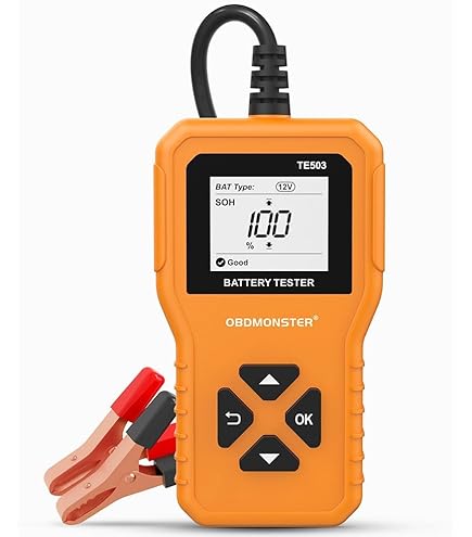 TOPDON BT200 Accutester, 12 V 24 V, 100-2000 CCA autoaccutester