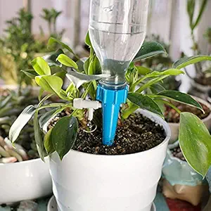 MORADIYA FRESH (LABEL) Drip Irrigation kit for Home Garden, Self-Watering Spikes for Plants, Automatic Plant Water Devices with Slow Release Control Valve Switch drip Irrigation System Pack of (8)