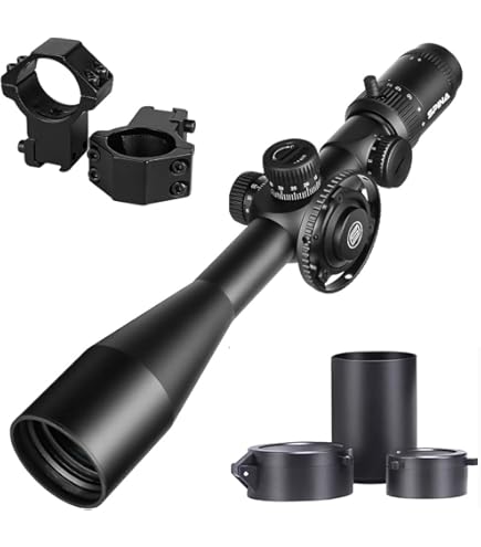 Riflesso Vector Optics Hugo 3-12x44 - Mirino Per Fucile, Tubo 25.4mm, Regolazione 1/4 MOA, Con Anelli E Paraluce - Foto 5