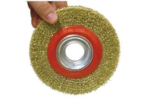 VARUN Toolzone PW064 Wire Wheel, Brass,6"