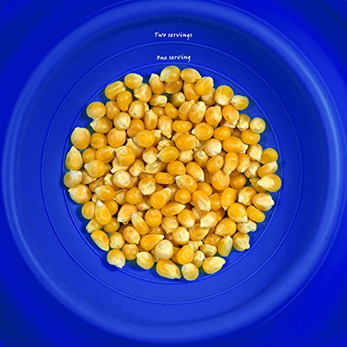 firlar Mikrowelle Popcorn Popper stabile praktische Griffe, Silikon Popcorn Maker, Schüssel mit Deckel, zusammenfaltbar (blau) - 5