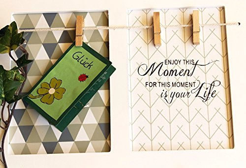 ROLLER Memoboard MOMENT – weiß – mit Haken & Klammern - 3