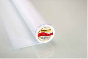 Vlieseline Molleton Adhésif H250, 25 Mètres Longueur x 90 cm D'Épaisseur, Blanc