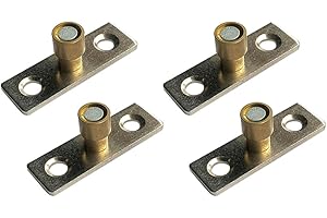 TOOLOFLIFE 4 guías de puerta corrediza, 10 mm de diámetro, para puerta de armario de casa