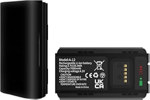 Adicop Ersatz Akku Für Arlo VMA2400 Kabellose Video Türklingel 7000mAh Model: AVD2001B / AVD2001 Doorbell Kamera Batterie Zubehör Wiederaufladbarer