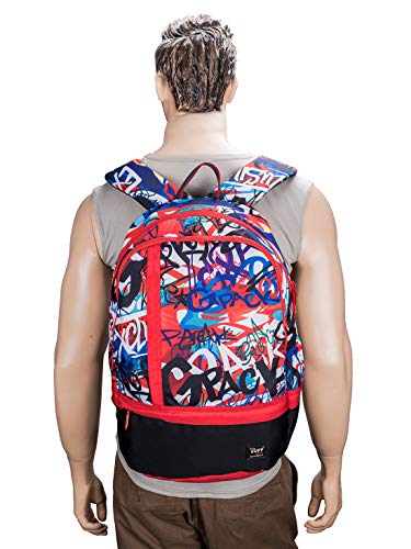 Tuff Gear Indiana Polyester Light Weight College Bag G Pack - 27L, black