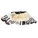 Eggsnow 32PCS Travel Makeup Brushes with Black Case,Makeup Brush Set,Eyeshadow,Eyeliner,Eyelash,Lip,Concealer Tool Kit