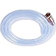 ZELLYA Self Priming Pipe, Automatic Sump Pump Siphon Hose Shaker Siphon Hose Length 6ft Hose Diameter 1/2inch (13mm) (Transparent)