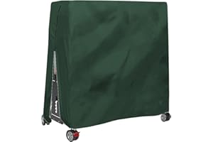 Nrkin Tischtennisplatte Abdeckung, Wasserdicht, Winddicht, UV-Beständiges, Schwerlast Reißfest 420D Oxford Gewebe Tischtennisplatte Schutzhülle