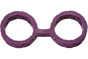 DOC JOHNSON Japanese Bondage Puños de Tobillo de Silicona Bondage Japonés Púrpura - 1 unidad