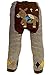 Baby and Toddler Wooly leggings by Dotty Fish boys Brown Little Donkey Design (95cm/24-36mths)