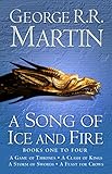 Image de A Game of Thrones: The Story Continues Books 1-4: A Game of Thrones, A Clash of Kings, A Storm of Swords, A Feast for Crows (A Song of Ice and Fire)