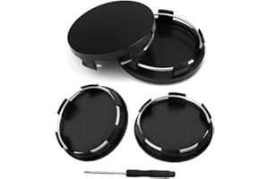 RXKFIGX 4 Pcs Tyre Center Hub Cover for Auto Hub Centre Caps 68mm Universal Wheel Hub Cap Wheel Centre Cap Wheel Centre Alloy Hub Center Caps Hubcaps Compatible A flat blade screwdriver is included