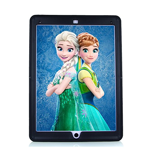 Cellular360 Apple iPad Pro 12.9 (2015) Hülle,schmutz- und stoßfest, 360 drehbare Handschlaufe mit integriertem Standfuß (Handheld-Schwarz) - 3