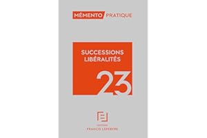 Mémento Successions Libéralités 2023