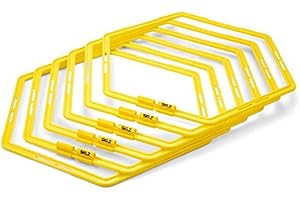 RockTape SKLZ Speed Web – Anillos hexagonales Personalizables para Entrenamiento de pies, Agilidad y Movimiento Explosivo, Ideal para Atletas de Todos los Niveles, múltiples Deportes.