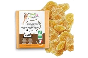 [MA] BIO ÉPICERIE [MA] bio-épicerie | Zenzero candito BIO a cubetti | 440g | Sfuso in confezione | Certificato biologico | Frutta candita di alta qualità | Senza conservanti | Zenzero disidratato