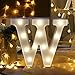 Produktbild TAOtTAO Home Decoration A bis Z 26 englische Buchstaben Fernbedienung Alphabet Letter Lights LED Leuchten weiße Kunststoff Buchstaben Standin (W)