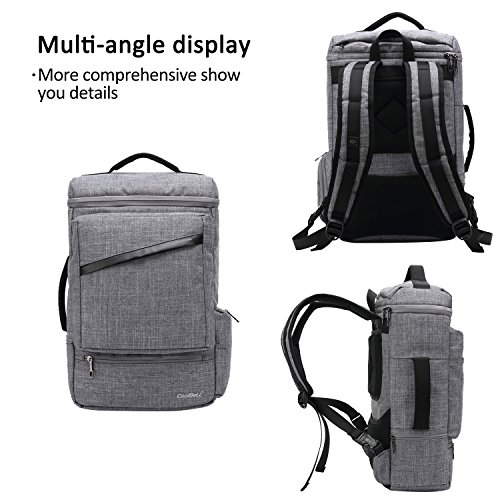 FANDARE 2017 Rucksack 15.6 Zoll Laptoprucksäcke Fahrradrucksäcke Wanderrucksäcke Schulrucksack Notebook Daypack Reisen Studenten Herren Damen Multi-Tasche Stoßfest Wasserdicht Polyester - 4