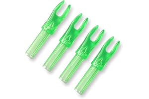 ZZYB 50Pcs Tir à l'arc Flèche Encoche Insérer Encoche de la Flèche en Plastique Arrow Nocks de Remplacement pour Les flèches pour ID 4.2mm Arbre de Flèche