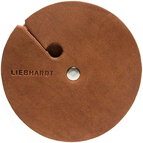 Liebhardt – Veg Tan Real Leather Cable Ties Wire Holder. I especially for you Cable Clamp for Charger or Headset.