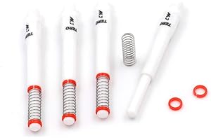 CUESOUL TERO AK7 Dart Shafts Molla incorporata telescopica, Set di 4 Pezzi