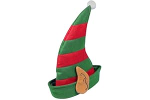 HENBRANDT BOYS OR GIRLS SCHOOL CHRISTMAS PARTY ELF PIXIE SANTA'S HELPER HAT WITH EARS
