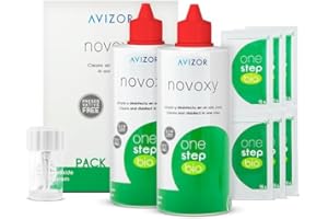 ‎AVIZOR Avizor One Step Contact Lens Solution (3 Months Supply) 2x350ml and 90 Tablets by One Step