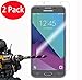 2 Pack - Samsung Galaxy J5 2017 Verre Trempé, FoneExpert® Vitre Protection Film de protecteur d'écran Glass Film Tempered Glass Screen Protector Pour Samsung Galaxy J5 2017