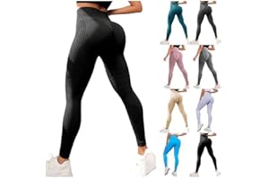 POIUIYQA Luveon Legging Anti Cellulite Femme 3D Original, Luveon Leggings à Compression 3 D Push-Up