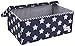 Minene Large Storage Box with Stars (Blue/ White)