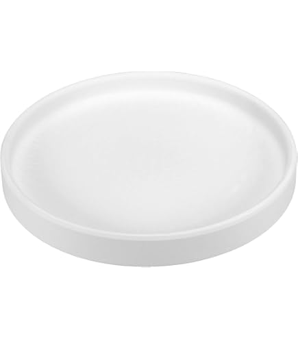 Kimmel Vaso Per Piante In Plastica Resistente – Con Foro, 12 Cm, Bianco, Ideale Per Casa E Giardino - 2
