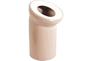 Sanitop-Wingenroth 21642 5 Anschlussbogen für Stand WC | Beige | 22 Grad | Toilette