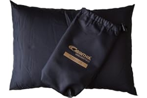 Carinthia Outdoor Reisekissen mit G-Loft Füllung 30 x 40 cm mit kleinem Packsack - Ideal für Schlafsäcke - nur 130g Gewicht (Schwarz)