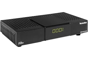 TechniSat HD-S 223 DVR – kompakt HD-satellitmottagare med USB-inspelningsfunktion, Sat DVB-S2, HDTV, HDMI, USB-mediaspelare, programlista, automatisk avstängning, 7-dagars EPG-stöd och fjärrkontroll