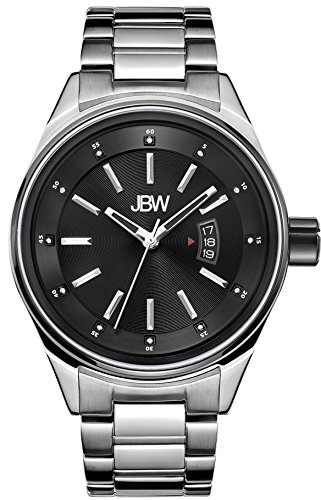JBW Diamant Herren Edelstahl Uhr ROOK - silber JBW Diamant Herren Edelstahl Uhr ROOK - silber